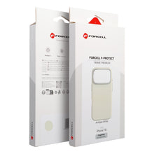 Заредете изображение във визуализатора на галерията – Case for iPhone 16 Forcell F-Protect Frame Premium compatible with Magsafe antique white
