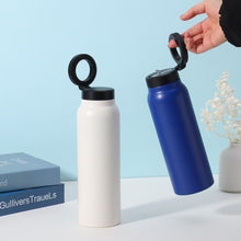 Заредете изображение във визуализатора на галерията – Magnetic holder compatible with MagSafe with 950ml container blue
