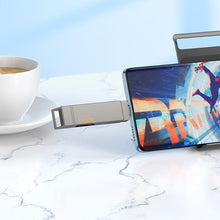 Заредете изображение във визуализатора на галерията – HOCO pendrive USB A + USB C UD15 128GB USB3.2
