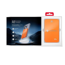 Заредете изображение във визуализатора на галерията – Powerbank compatible with MagSafe Forcell F-Energy SuperSlim F5K8 QC4.0 PD3.0 15W 5000 mAh orange
