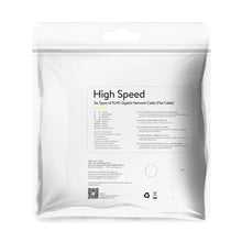 Заредете изображение във визуализатора на галерията – Baseus High Speed ​​flat Ethernet CAT6 RJ45 network cable 0.5m - black
