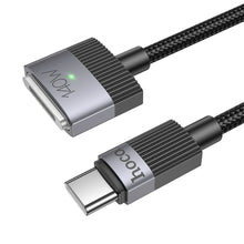 Заредете изображение във визуализатора на галерията – Cable USB C to Mag3 Hoco 5A 140W magnetic 1,8 m U141 black
