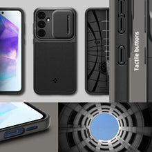 Заредете изображение във визуализатора на галерията – Spigen Optik Armor case for Samsung Galaxy A55 5G - black

