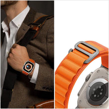 Заредете изображение във визуализатора на галерията – Tech-Protect Nylon Pro Strap for Apple Watch 4 / 5 / 6 / 7 / 8 / 9 / SE / Ultra 1 / 2 (42/44/45/49 mm) - Beige
