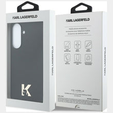 Заредете изображение във визуализатора на галерията – KARL LAGERFELD case for SAMSUNG A37 KLHCSA375PGFKHGK (PU W/ KHEAD LOGO BLACK ) black
