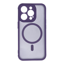 Заредете изображение във визуализатора на галерията – FULL MATTE MAG COVER case compatible with MagSafe for IPHONE 14 Pro purple
