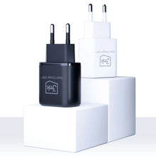 Заредете изображение във визуализатора на галерията – 3mk Hyper Charger 20W USB-C USB-A wall charger - black
