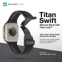 Заредете изображение във визуализатора на галерията – Amazing Thing Band Titan Swift Band TSW49BK for Apple Watch 49/45 black
