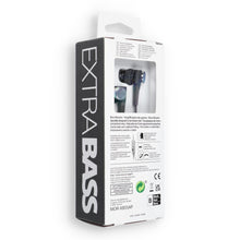 Заредете изображение във визуализатора на галерията – Wire earphones Jack 3,5 mm Sony MDR-XB55APB black

