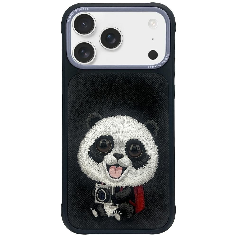 NIMMY case BIG EYED PET 2.0 Panda for IPHONE 17 black
