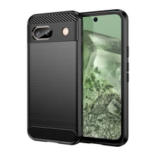 Заредете изображение във визуализатора на галерията – Carbon Case for Google Pixel 8A Flexible Silicone Carbon Cover - Black
