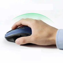 Заредете изображение във визуализатора на галерията – Ugreen MU006 wireless optical mouse USB 2.4GHz / Bluetooth 5.0 4000 DPI - blue
