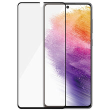 Заредете изображение във визуализатора на галерията – PanzerGlass E2E Regular tempered glass for Samsung Galaxy A73 - with black frame
