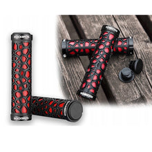 Заредете изображение във визуализатора на галерията – Rockbros 2017-14ARD bicycle grips - black and red
