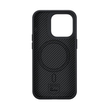 Заредете изображение във визуализатора на галерията – Benks Etui Magnetic Hybrid Armor Pro Kevlar Metal Frame 600D for Iphone 15 Plus black
