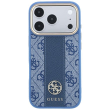 Заредете изображение във визуализатора на галерията – Case for IPHONE 18 Pro/17 Pro compatible with MagSafe (Stripe Round and Classic Logos 4G) blue
