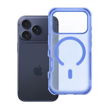 Заредете изображение във визуализатора на галерията – Case for iPhone 18 Pro / 17 Pro Forcell F-Protect BumperX Premium compatible with MagSafe light blue
