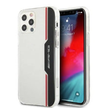 Заредете изображение във визуализатора на галерията – AMG Electroplate Vertical case for iPhone 12 / iPhone 12 Pro - transparent
