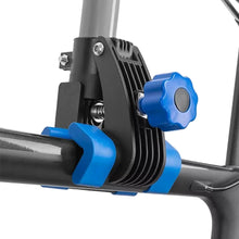 Заредете изображение във визуализатора на галерията – Rockbros MP-01 tabletop service stand for bicycles with knobs - black
