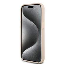 Заредете изображение във визуализатора на галерията – Original Case DKNY hardcase Leather Mono Stripe &amp; Metal Logo DKHCP15MPRTHSLP for Iphone 15 Plus/14 Plus pink
