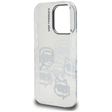 Заредете изображение във визуализатора на галерията – KARL LAGERFELD case for IPHONE 16 PRO KLHCP16LHMCHKCT (IML Multi K&amp;C Head Pattern)
