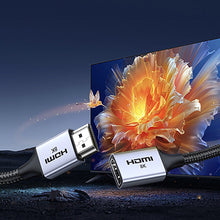 Заредете изображение във визуализатора на галерията – Ugreen HD165 HDMI (Male) / HDMI (Female) 8K Cable 0.15m - Gray
