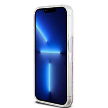 Заредете изображение във визуализатора на галерията – DKNY case for IPHONE 15 Pro DKHCP15LLCPEPP (DKNY HC Liquid Glitters W/Checkered Pattern) pink
