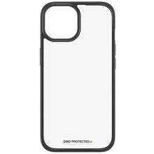 Заредете изображение във визуализатора на галерията – Military Grade Certified PanzerGlass ClearCase iPhone 15 Case - Transparent &amp; Black
