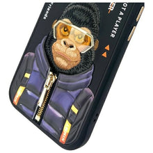 Заредете изображение във визуализатора на галерията – NIMMY case COOL&amp;CUTE 2.0 Monkey for IPHONE 15 black
