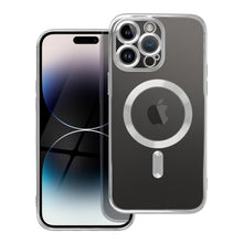 Заредете изображение във визуализатора на галерията – ELECTRO MAG COVER case compatible with MagSafe for IPHONE 17 Pro silver
