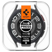 Заредете изображение във визуализатора на галерията – Spigen Glas.tR EZ Fit tempered glass for Samsung Galaxy Watch 6 Classic (43 mm) - 2 pcs.
