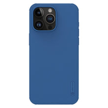 Заредете изображение във визуализатора на галерията – Nillkin Super Frosted Shield Pro Magnetic Case for iPhone 15 Pro Max - blue
