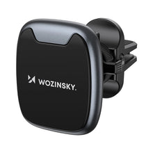 Заредете изображение във визуализатора на галерията – Wozinsky WUMTK magnetic phone holder for car air vent - black
