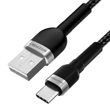 Заредете изображение във визуализатора на галерията – Wozinsky WNBAC2 USB-A / USB-C 2.4A cable 2 m - black
