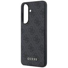 Заредете изображение във визуализатора на галерията – GUESS case for SAMSUNG Galaxy A37 GUHCSA37GF4GGR (PU 4G Classic Logo with Charm) black
