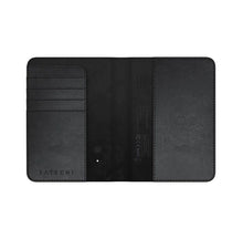 Заредете изображение във визуализатора на галерията – Locator compatible with Apple Find My Satechi FindAll Passport Cover shape Vegan Leather ST-VPCK black
