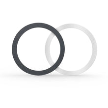 Заредете изображение във визуализатора на галерията – Tech-Protect MagMat MagSafe magnetic ring universal - black / silver (2 pcs.)
