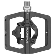 Заредете изображение във визуализатора на галерията – Rockbros PD15-BK Aluminum Alloy Bicycle Pedal Set - Black
