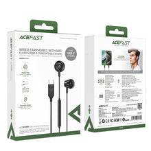 Заредете изображение във визуализатора на галерията – Acefast L2 in-ear headphones with USB-C connector, microphone and remote control 1.2 m - black
