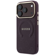 Заредете изображение във визуализатора на галерията – Case for IPHONE 18 Pro/17 Pro compatible with MagSafe (Saffiano Peony Ring) brown

