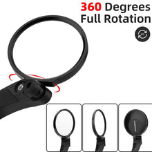 Заредете изображение във визуализатора на галерията – Rockbros 26210001003 rear-view left bicycle mirror - black
