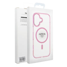 Заредете изображение във визуализатора на галерията – Case for Samsung S25 FE / S26 FE Frame Clear Hybrid Mag Cover compatible with MagSafe powder pink
