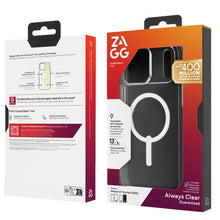Заредете изображение във визуализатора на галерията – ZAGG case CRYSTAL PALACE SNAP compatible with MagSafe for IPHONE 17 Pro Max clear
