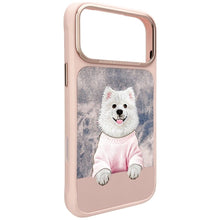 Заредете изображение във визуализатора на галерията – NIMMY case GENTLE PETS SERIES DOG compatible with MagSafe for IPHONE 18 Pro/17 Pro pink
