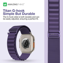Заредете изображение във визуализатора на галерията – Amazing Thing Band Titan Sport Band TSP49PU for Apple Watch 49/45 purple
