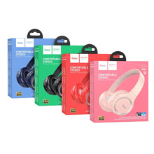 Заредете изображение във визуализатора на галерията – HOCO wireless headphones bluetooth W41 blue
