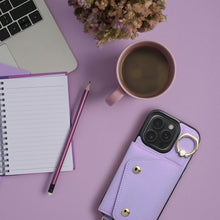 Заредете изображение във визуализатора на галерията – Wallet Case WONDER for IPHONE 14 lilac
