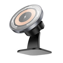 Заредете изображение във визуализатора на галерията – Borofone Car holder BH212 Riley with induction charging with stick-on base black
