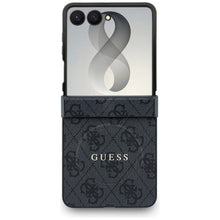 Заредете изображение във визуализатора на галерията – GUESS case for SAMSUNG GALAXY Z FLIP 8 compatible with MagSafe (4G Classic) black
