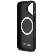 Заредете изображение във визуализатора на галерията – BMW case for IPHONE 17 compatible with MagSafe BMHMP17S25PCPSKR (PU Perfotated Stripe Logo) red

